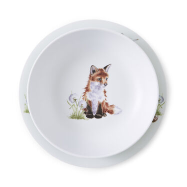 Wrendale Designs Little Wren Plate & Bowl Set